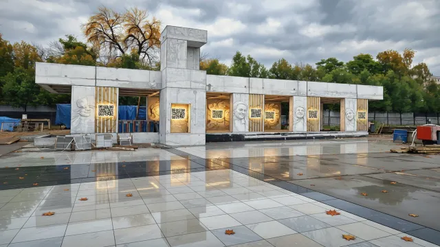 QR-коды в метро Самары. Культура прямо на стенах!
